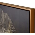 Moonflower - 60" X 60" - Satin Gold Floater Frame 7 Moonflower - 60" X 60" - Satin Gold Floater Frame - Image 2
