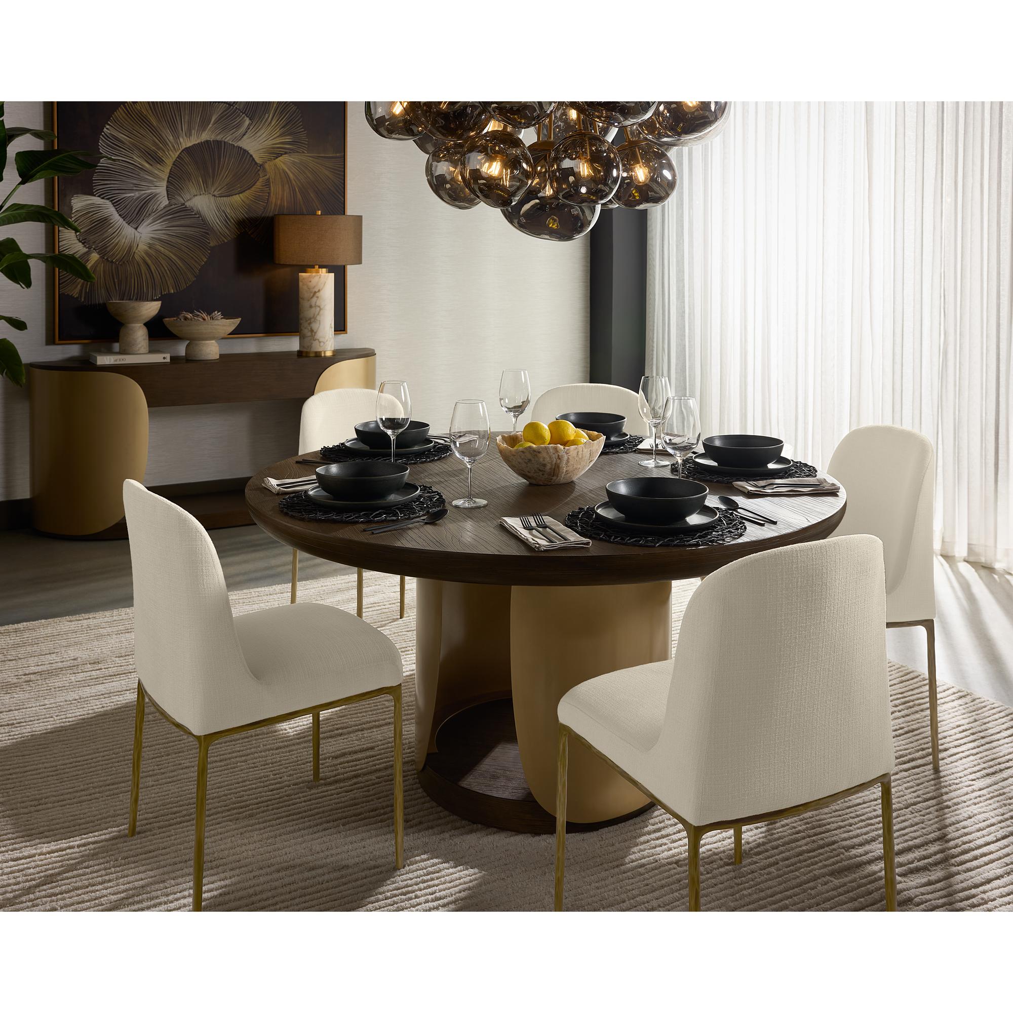 Moonflower - 60" X 60" - Satin Gold Floater Frame 4 Moonflower - 60" X 60" - Satin Gold Floater Frame - Image 4