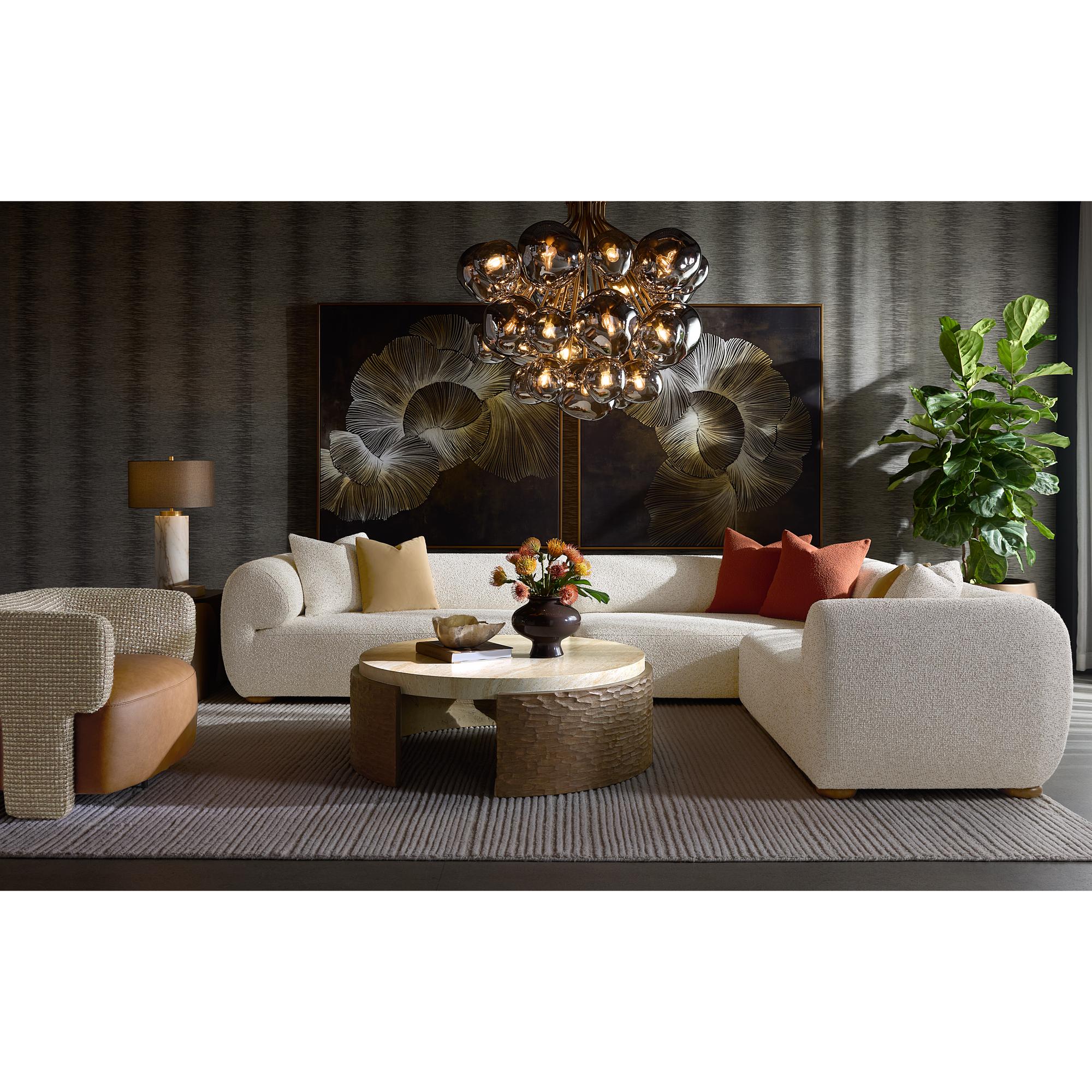 Moonflower - 60" X 60" - Satin Gold Floater Frame 5 Moonflower - 60" X 60" - Satin Gold Floater Frame - Image 5