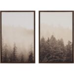 Mistwood I - 20" X 30" - Brown Floater Frame 7 Mistwood I - 20" X 30" - Brown Floater Frame - Image 2