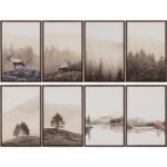 Mistwood I - 20" X 30" - Brown Floater Frame 8 Mistwood I - 20" X 30" - Brown Floater Frame - Image 3