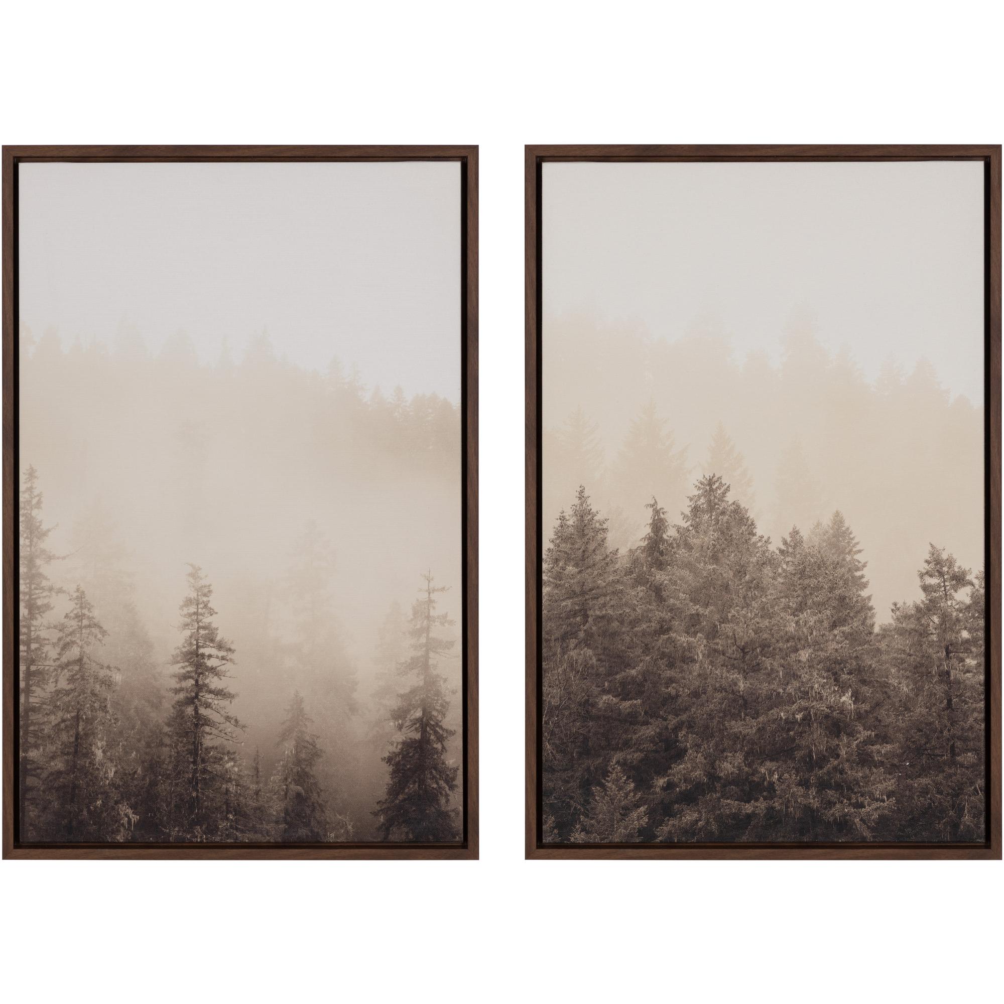Mistwood Ii - 20" X 30" - Brown Floater Frame 2 Mistwood Ii - 20" X 30" - Brown Floater Frame - Image 2