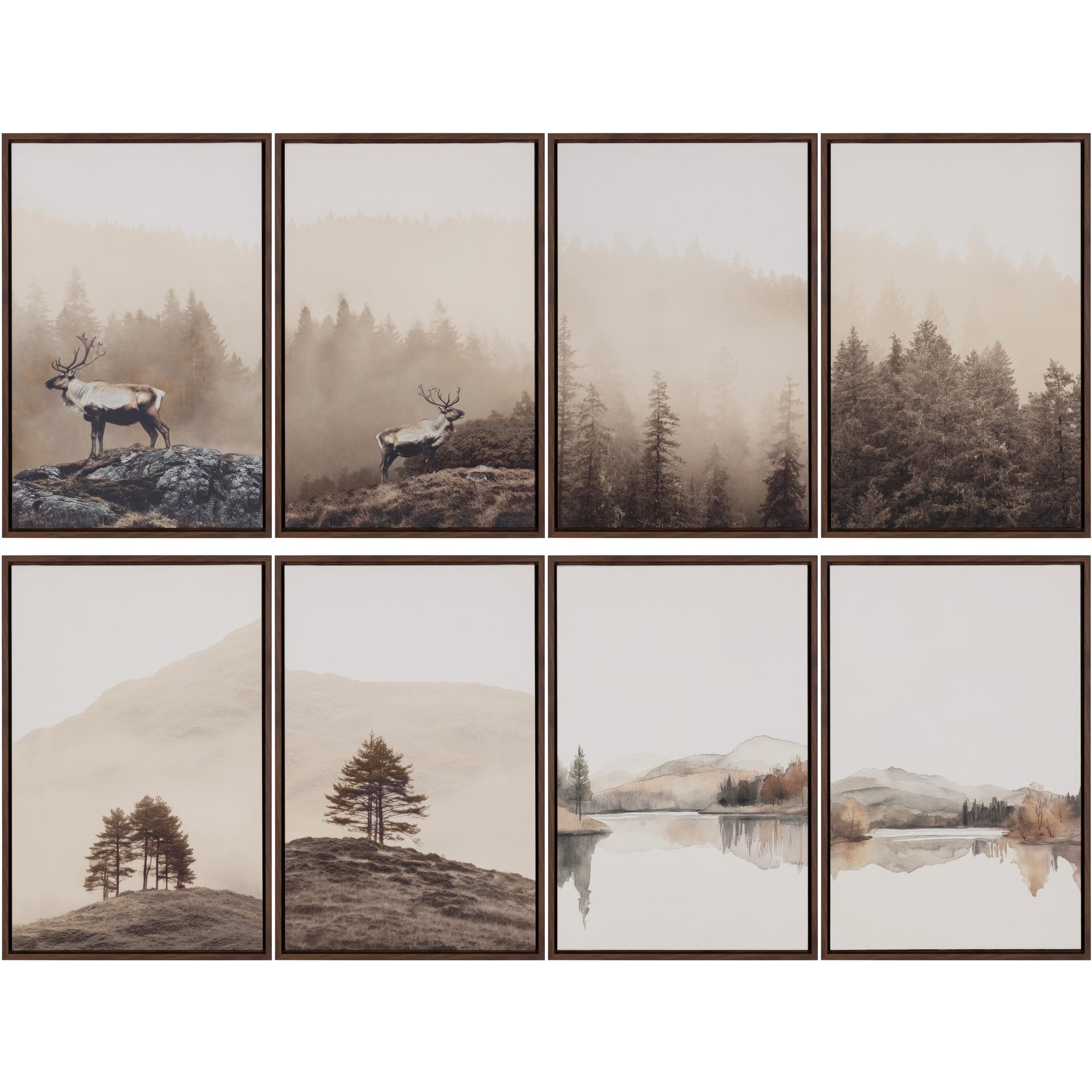 Mistwood Ii - 20" X 30" - Brown Floater Frame 3 Mistwood Ii - 20" X 30" - Brown Floater Frame - Image 3