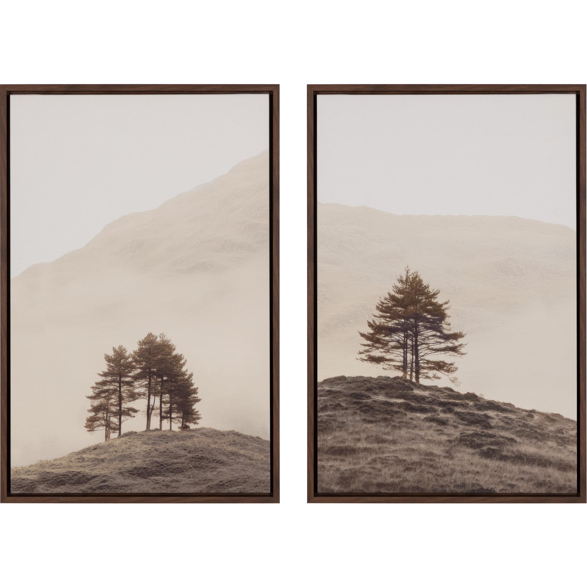 Together Alone I - 20" X 30" - Brown Floater Frame 2 Together Alone I - 20" X 30" - Brown Floater Frame - Image 2