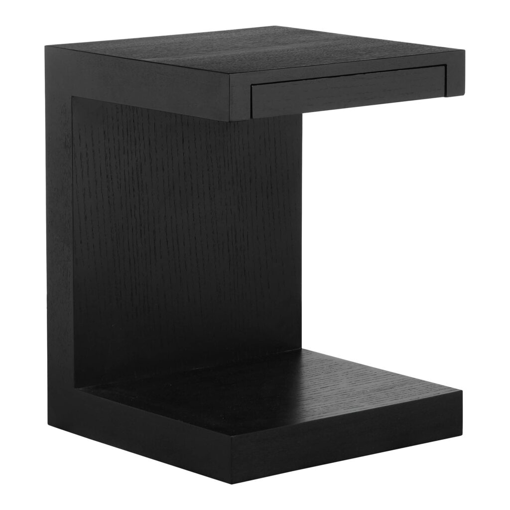 Zio Side Accent Table Black Oak - Image 2