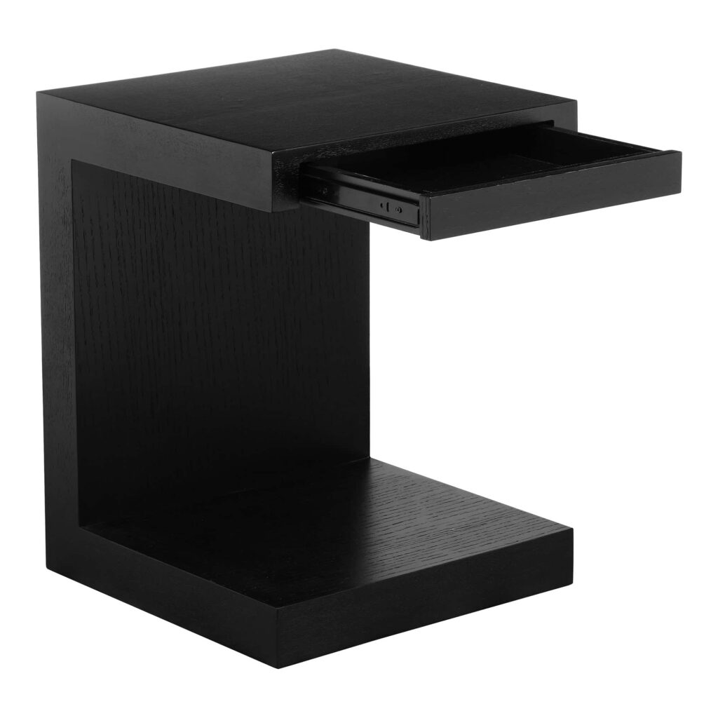 Zio Side Accent Table Black Oak - Image 3