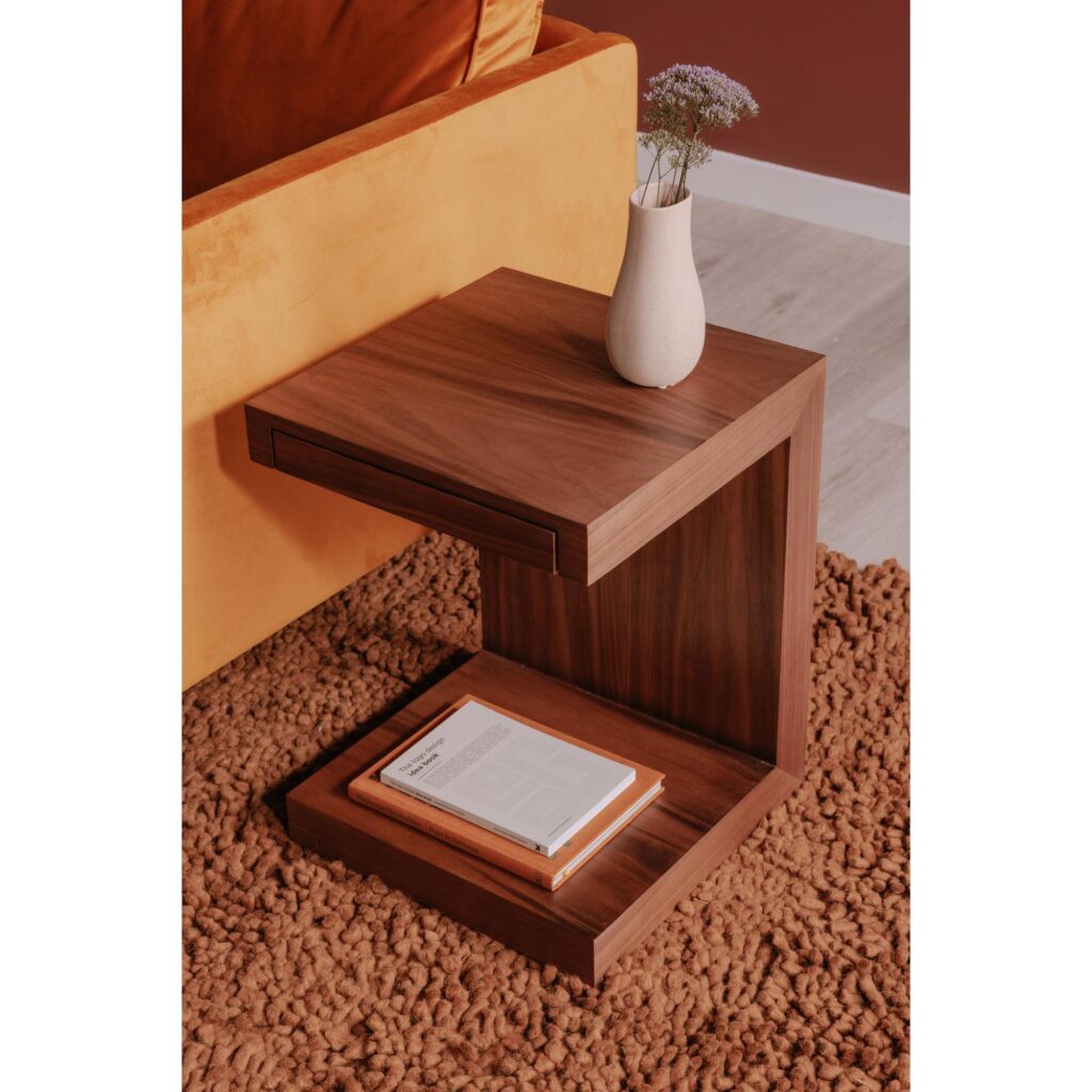 Zio Sidetable Walnut - Image 7