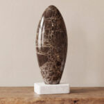 Boda Sculpture Dark Emperador Marble - Image 4