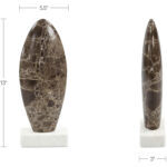 Boda Sculpture Dark Emperador Marble - Image 5