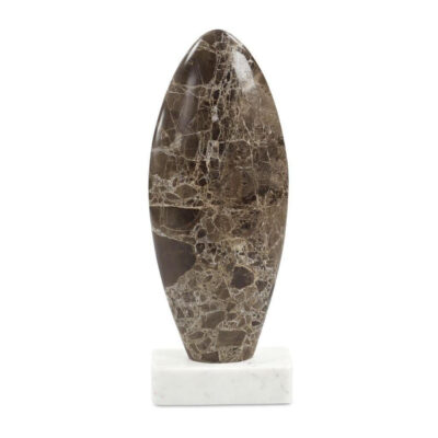 Boda Sculpture Dark Emperador Marble