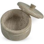 Valencia Round Travertine Box - Image 2