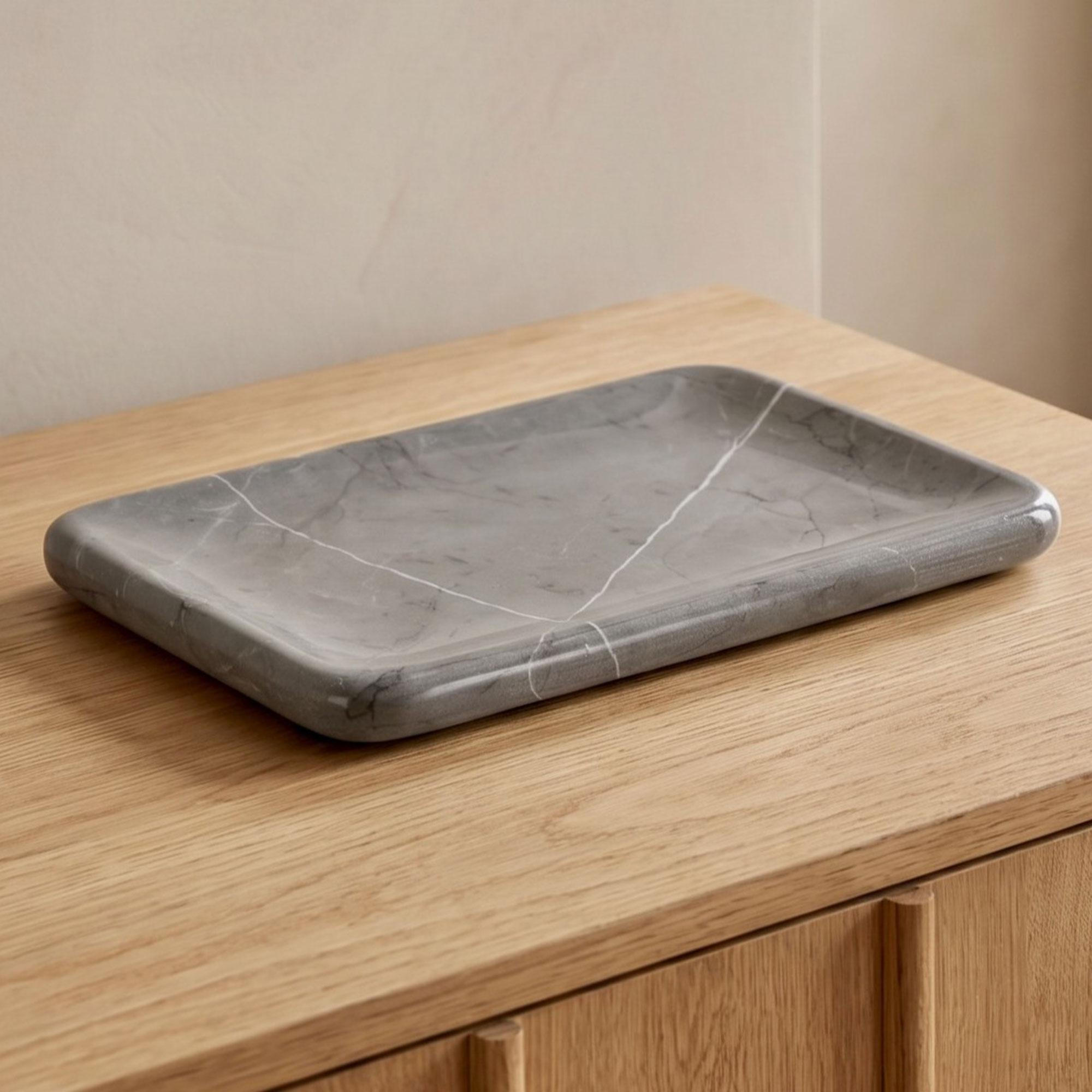 Petra Marble Catchall Grey Marble 5 Petra Marble Catchall Grey Marble - Image 5