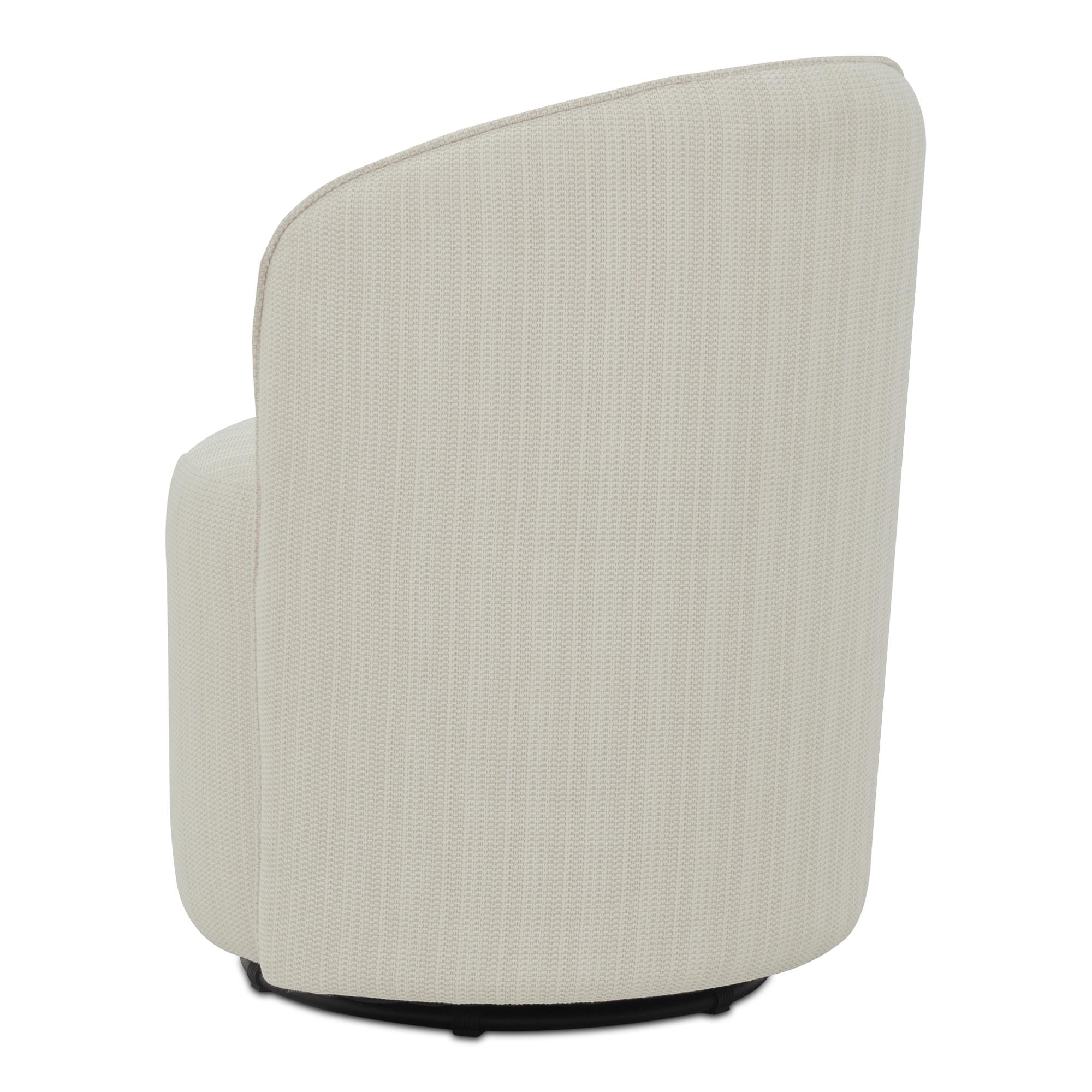 Sylvie Outdoor Swivel Dining Chair Cream 2 Sylvie Outdoor Swivel Dining Chair Cream - Image 2