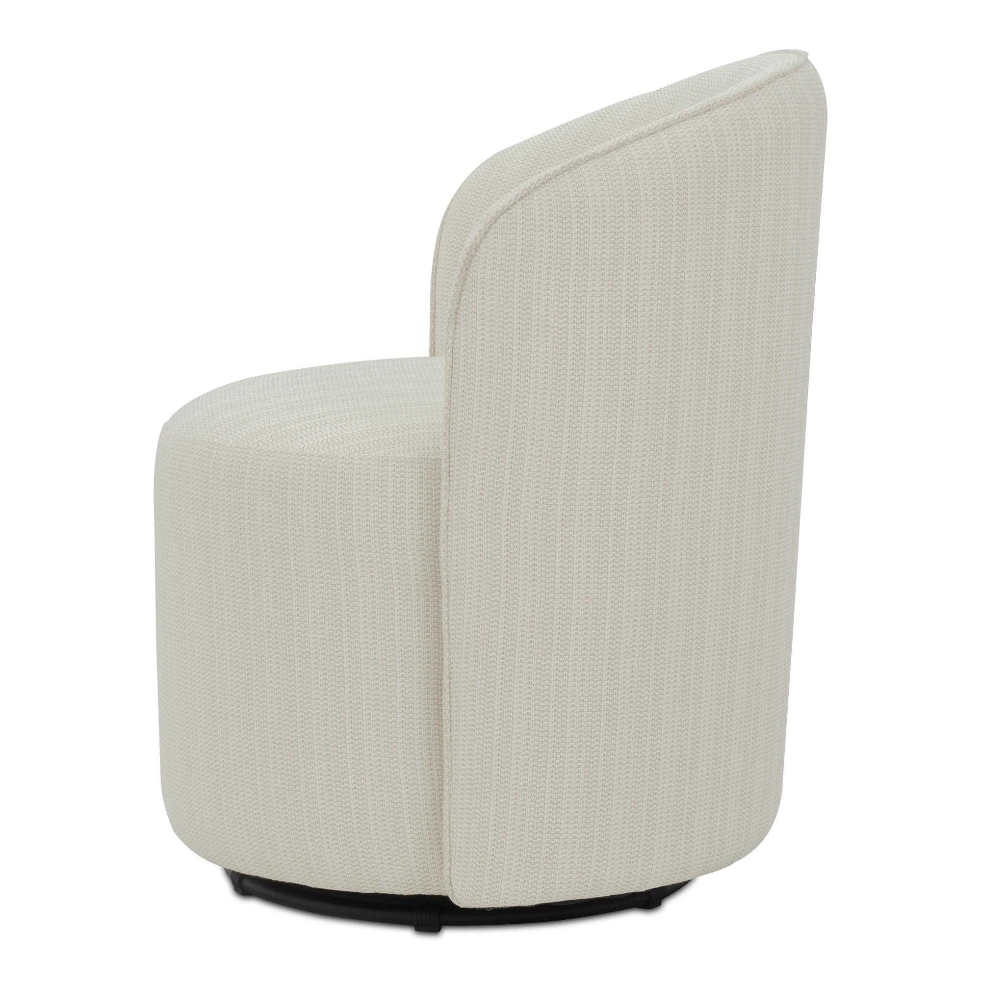 Sylvie Outdoor Swivel Dining Chair Cream 4 Sylvie Outdoor Swivel Dining Chair Cream - Image 4