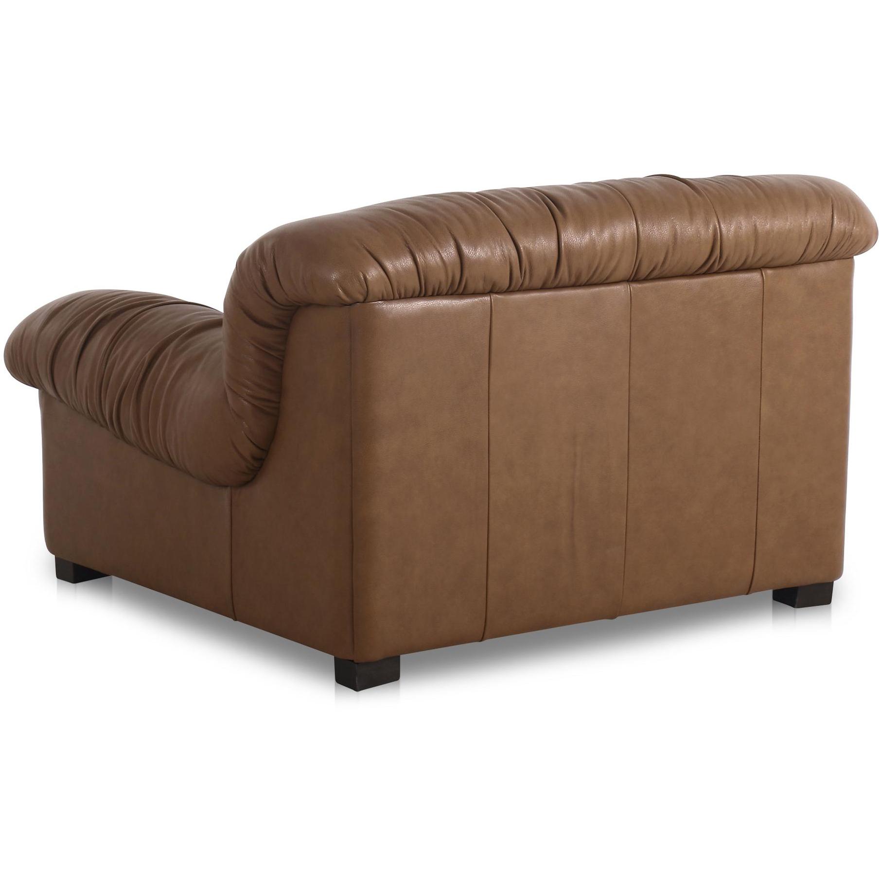 Halston Lounge Chair Tan Leather 2 Halston Lounge Chair Tan Leather - Image 2