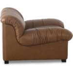 Halston Lounge Chair Tan Leather 9 Halston Lounge Chair Tan Leather AZ-1004-03 AZ 1004 03 Halston side right shadsilo