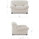 Halston Lounge Chair Flecked Oat AZ-1004-05 AZ 1004 05 70