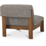 Pierce Accent Chair Flecked Black AZ-1006-02 AZ 1006 02 Pierce diagL back shadsilo