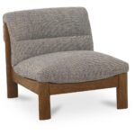 Pierce Accent Chair Flecked Black AZ-1006-02 AZ 1006 02 Pierce diagR shadsilo