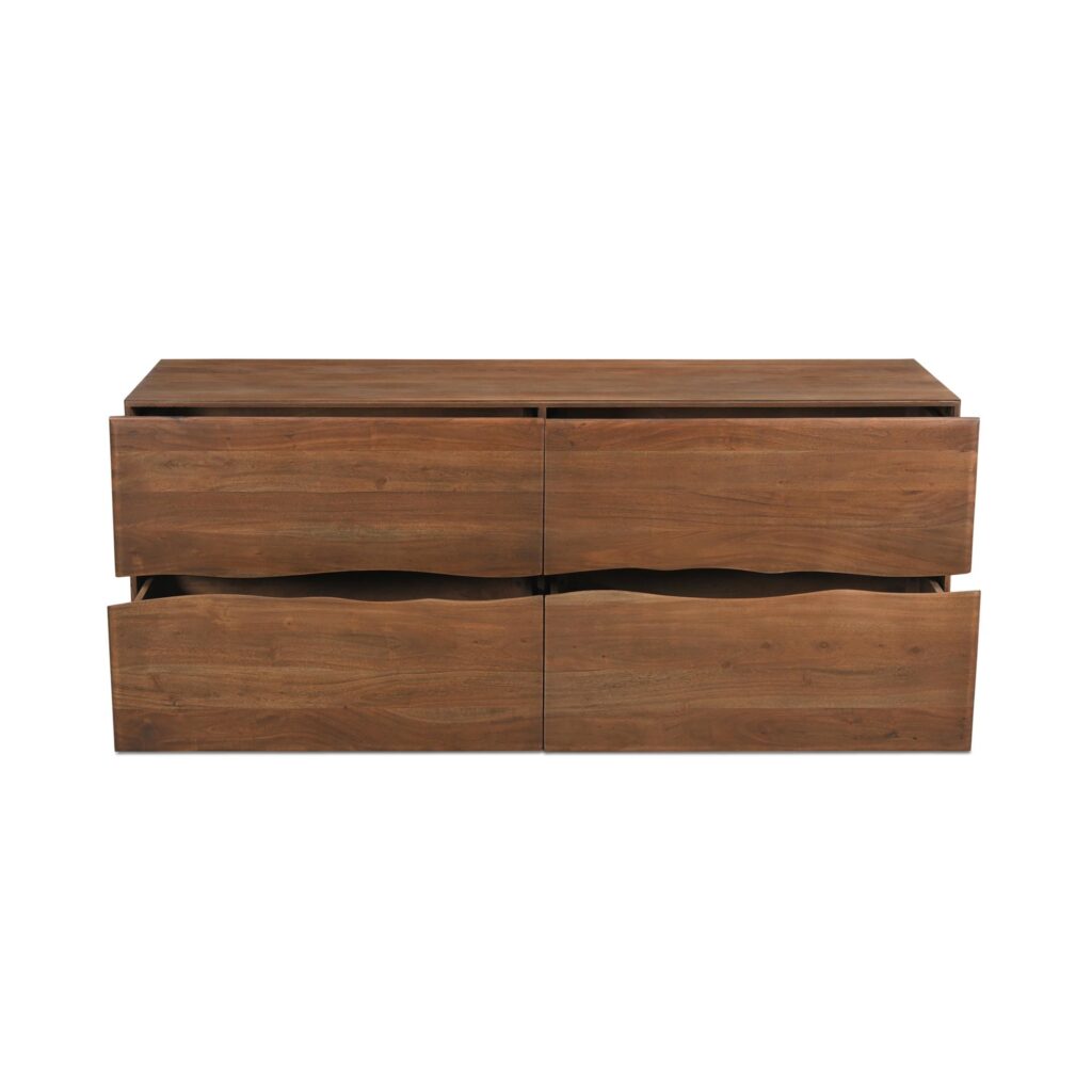 Watson 4 Drawer Dresser Brown - Image 2