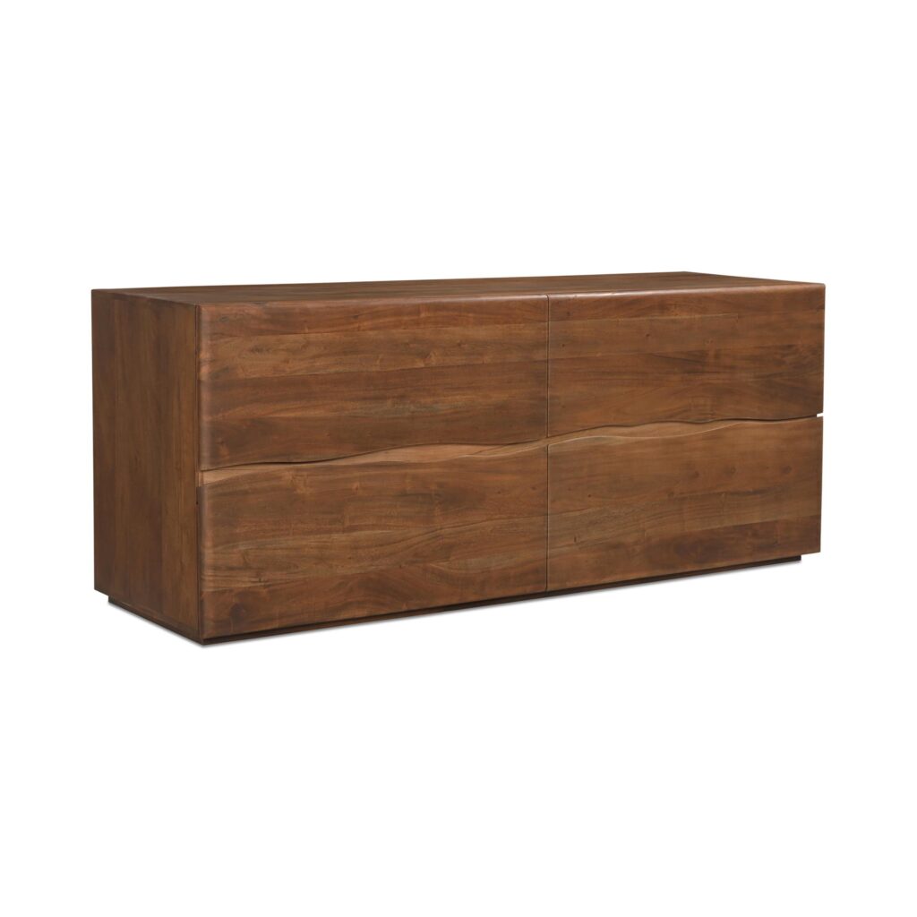 Watson 4 Drawer Dresser Brown - Image 4