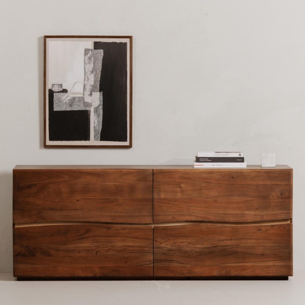 Watson 4 Drawer Dresser Brown - Image 11