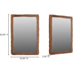 Ellis Small Mirror Brown BB-1008-03 BB 1008 03 70