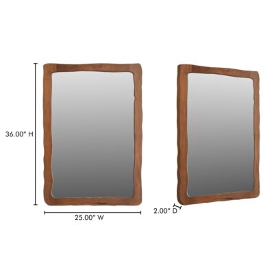 Ellis Small Mirror Brown BB-1008-03 BB 1008 03 70