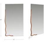 Leni Large Mirror Brown 9 Leni Large Mirror Brown BB-1011-03 BB 1011 03 70