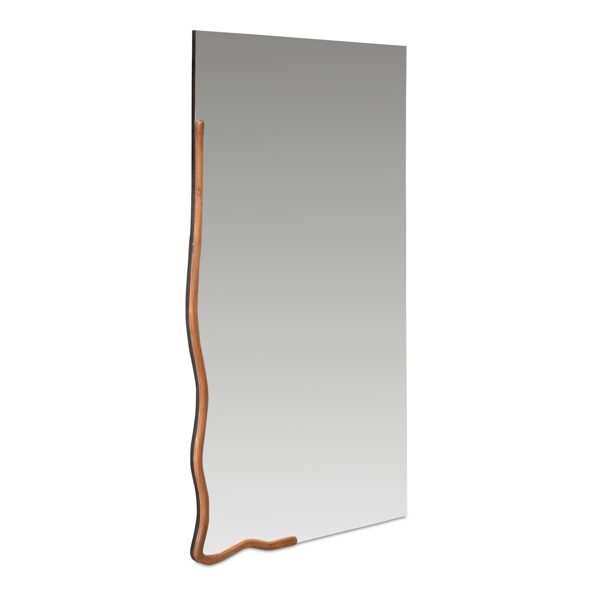 Leni Large Mirror Brown 2 Leni Large Mirror Brown - Image 2