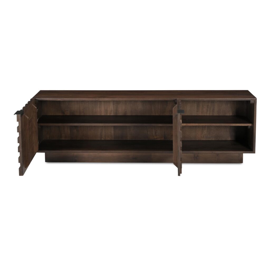 Easton Media Cabinet Brown - Image 3