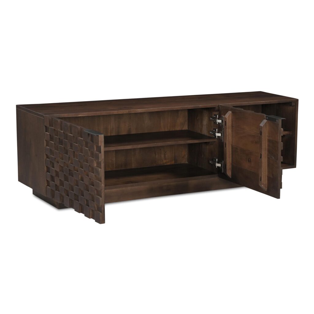 Easton Media Cabinet Brown - Image 4