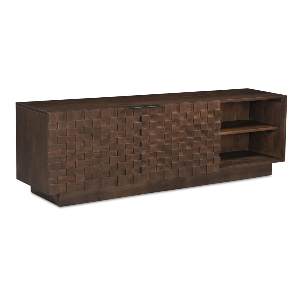 Easton Media Cabinet Brown - Image 5