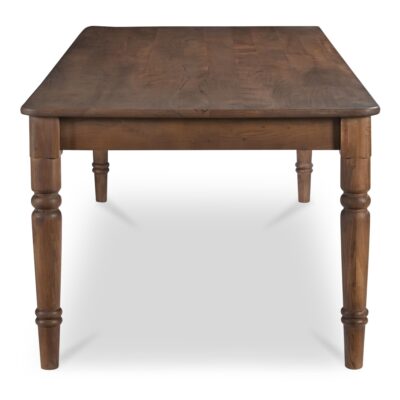 Russet Dining Table Brown BB-1021-03 BB 1021 03 Russet side right shadsilo