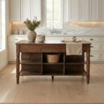 Russet Kitchen Island Brown BB-1022-03 BB 1022 03 00