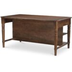 Russet Kitchen Island Brown BB-1022-03 BB 1022 03 Russet diagL back shadsilo