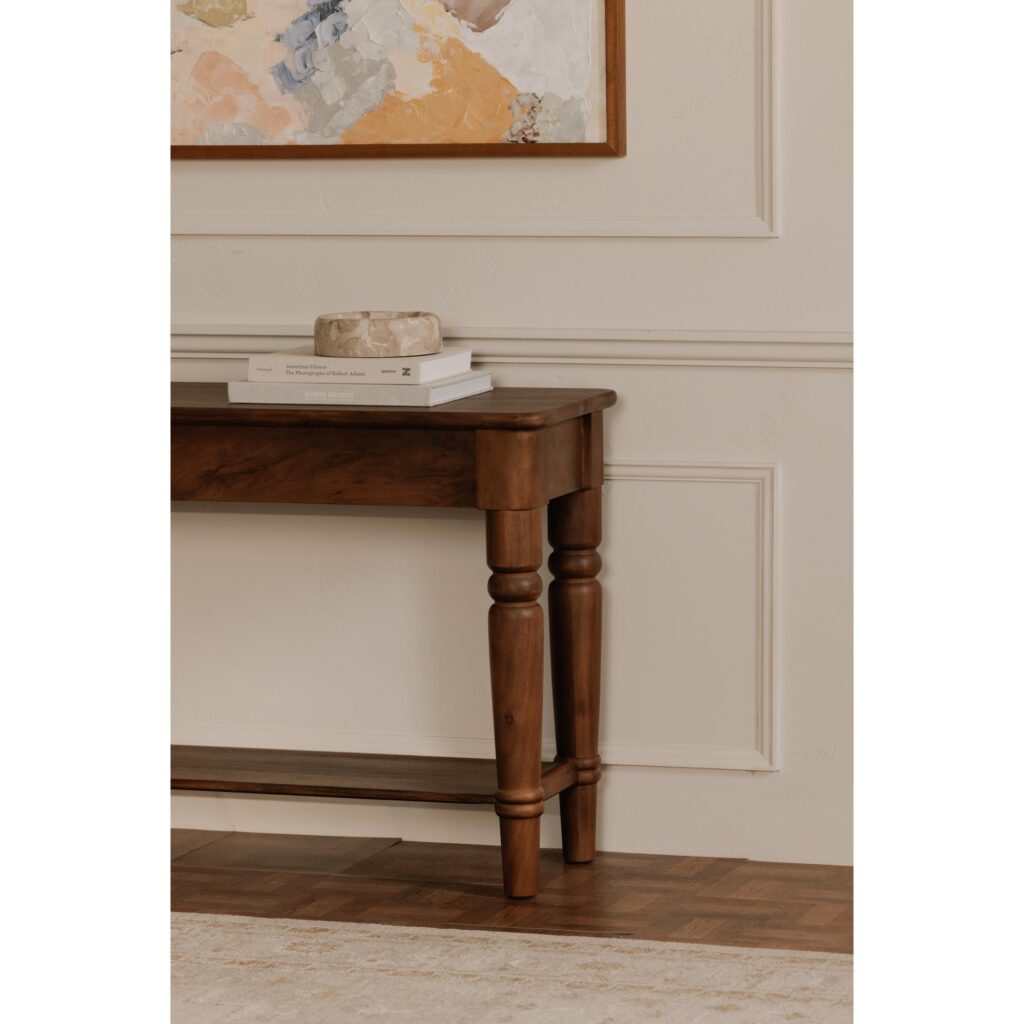 Russet Console Table Brown - Image 9