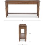 Russet Console Table Brown BB-1023-03 BB 1023 03 70