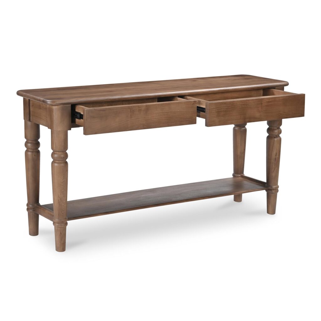 Russet Console Table Brown - Image 2