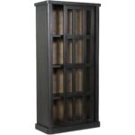 Mona Tall Cabinet Black 12 Mona Tall Cabinet Black BB-1025-02 BB 1025 02 Mona diagR open shadsilo