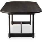 Glenn Oval Dining Table Dark Brown BB-1026-20-0 BB 1026 20 0 Glenn side shadsilo