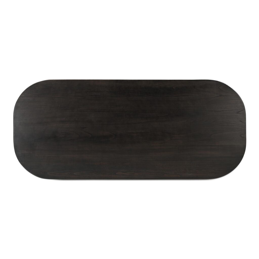 Glenn Oval Dining Table Dark Brown - Image 4