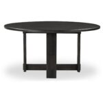 Glenn Round Dining Table Dark Brown 10 Glenn Round Dining Table Dark Brown BB-1027-20-0 BB 1027 20 0 Glenn front01 shadsilo