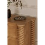 Treccia 2 Drawer Nightstand Oak BB-1031-24 BB 1031 24 12