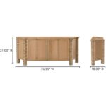 Treccia Sideboard Oak BB-1032-24 BB 1032 24 70