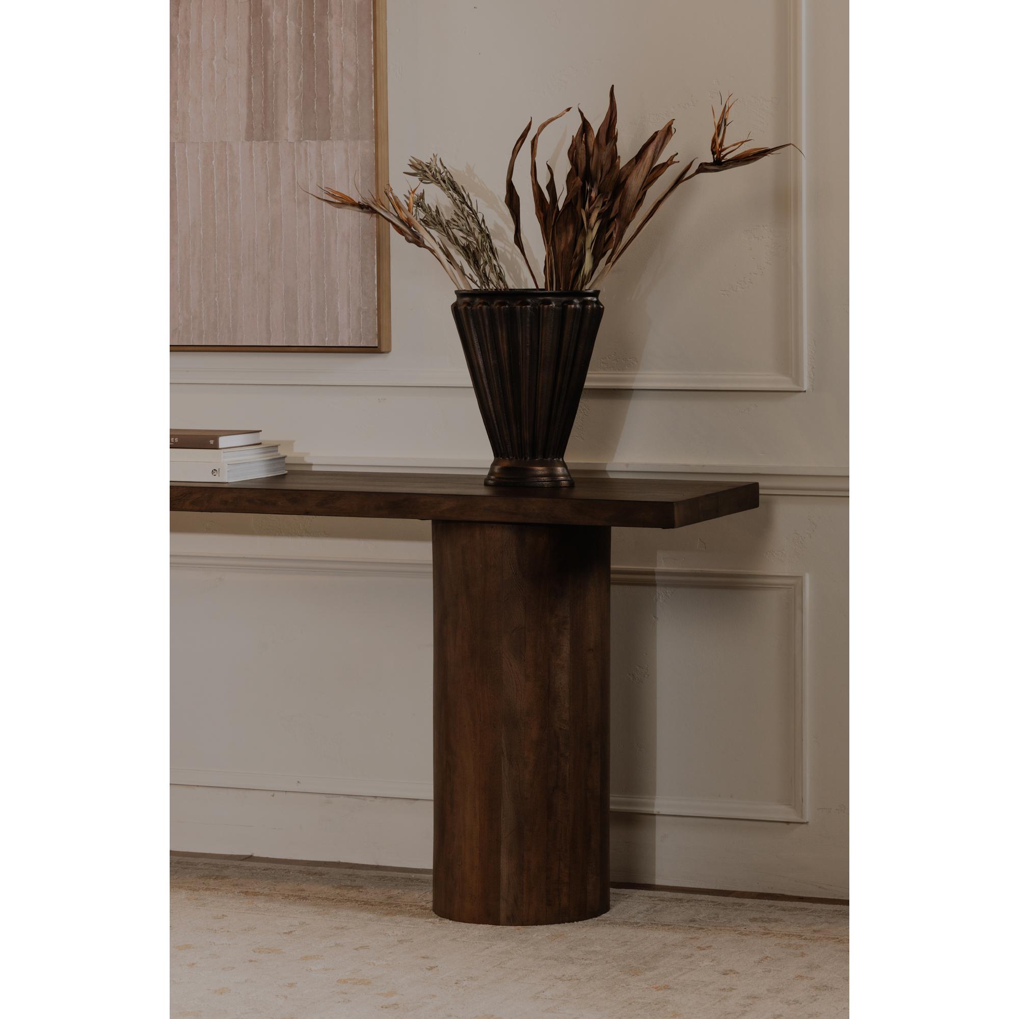 Hadley Console Table Warm Brown 6 Hadley Console Table Warm Brown - Image 6