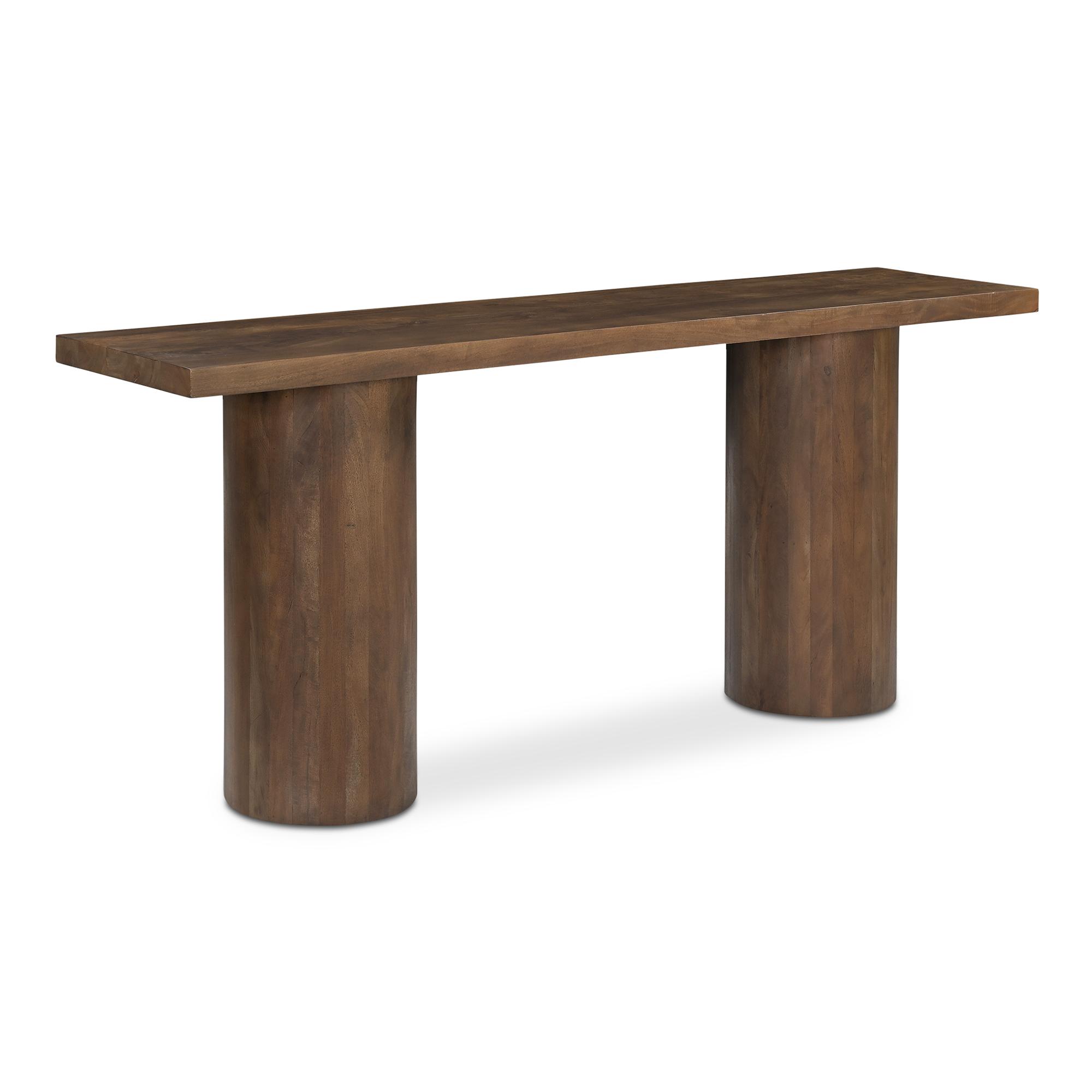 Hadley Console Table Warm Brown 2 Hadley Console Table Warm Brown - Image 2