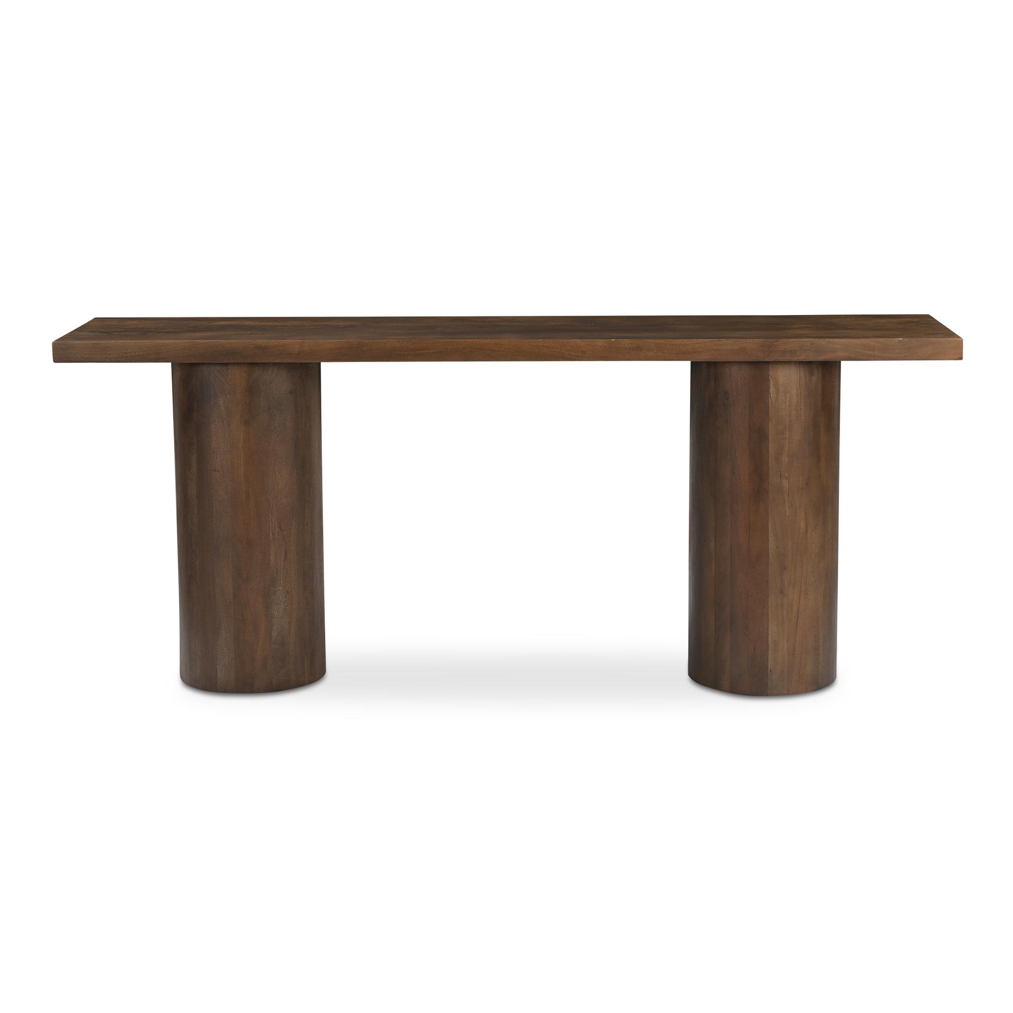 Hadley Console Table Warm Brown