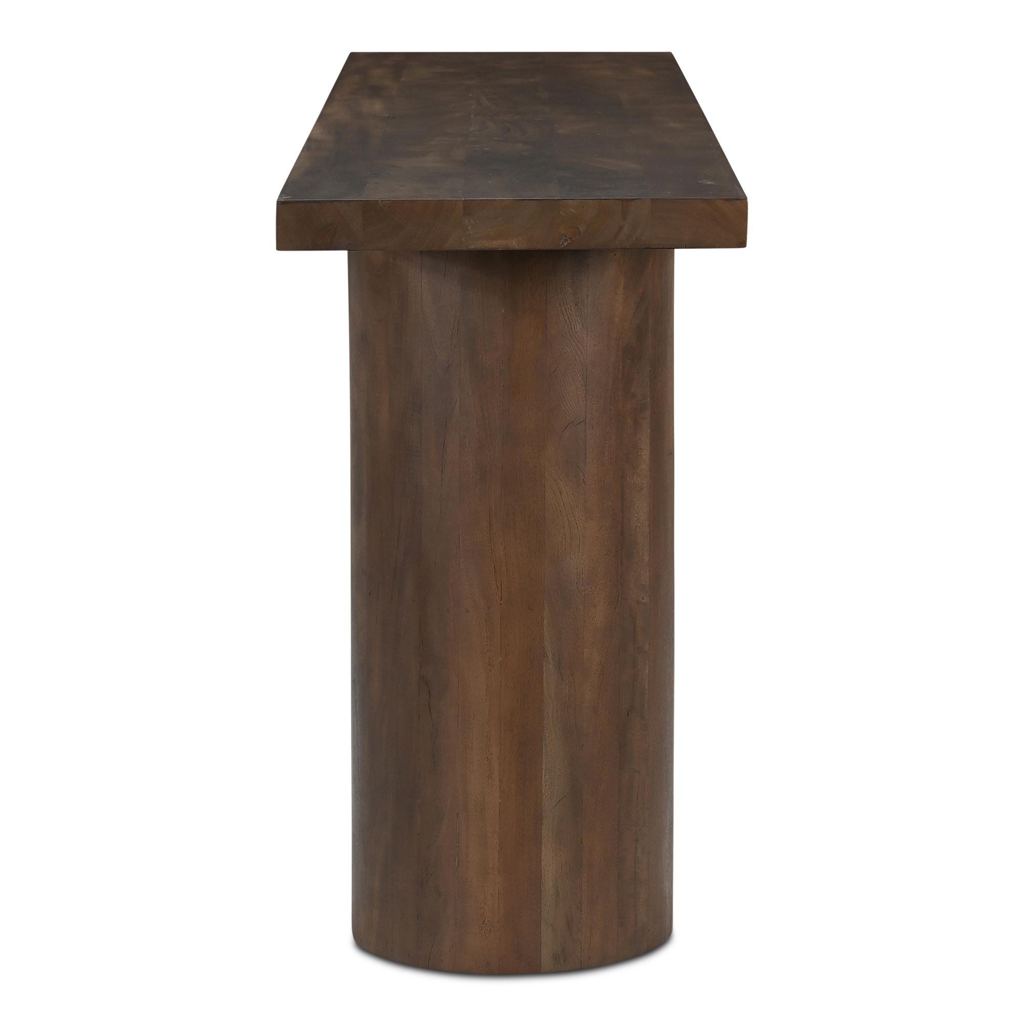 Hadley Console Table Warm Brown 3 Hadley Console Table Warm Brown - Image 3