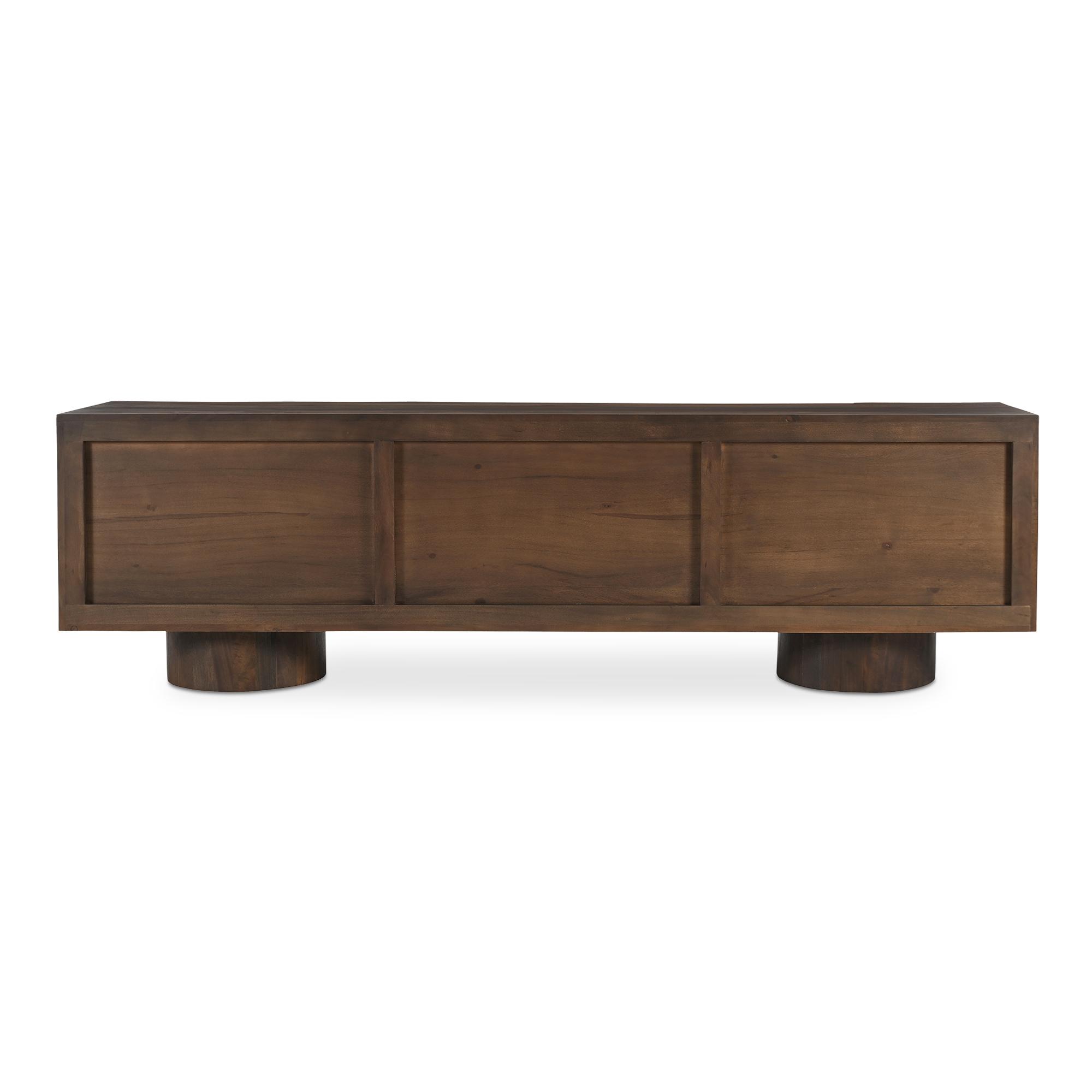 Hadley Media Unit Warm Brown 5 Hadley Media Unit Warm Brown - Image 5